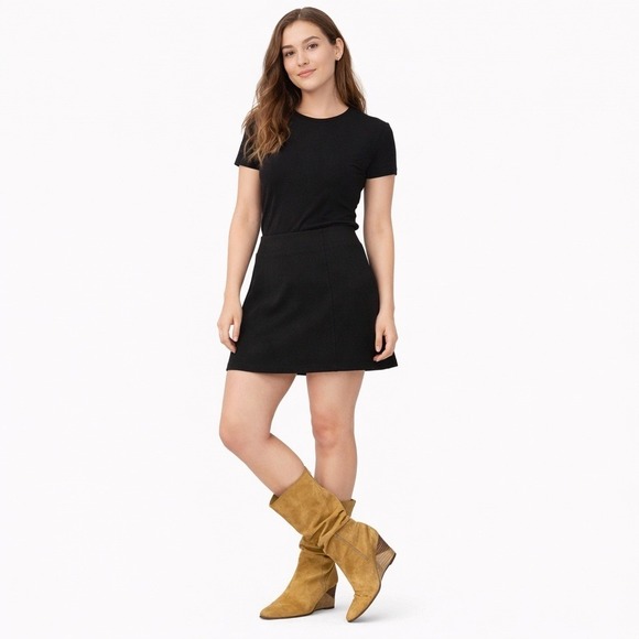 Jessica Simpson Shoes - Jessica Simpson Helveta 2 Wedge Boot Tan Suede Size 6.5 Slouch Zip